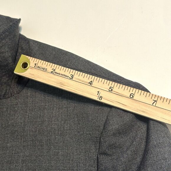 SuitSupply Blazer Jacket Mens 42R Slim Wool Lazio Grey Vitale Barberis Canonico - Picture 9 of 14
